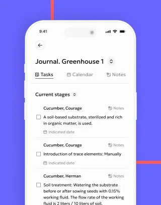 Maintain an agronomist's journal.
