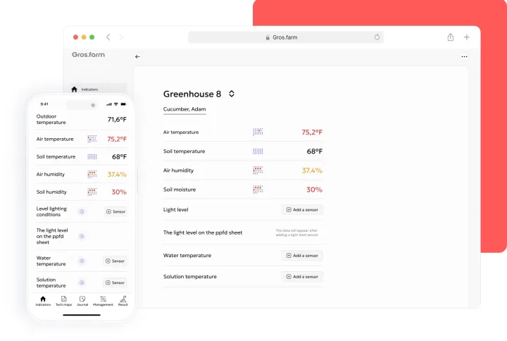 Notificación de desviaciones en el proceso de cultivo